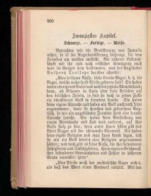 Zwanzigstes Kapitel. : Schwarze. - Farbige. - Weiße.
