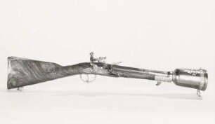 Steinschloßgewehr mit Mörser : Technikgeschichte | Forstwirtschaft, Jagdwesen | Jagdwesen | Jagdwaffen
