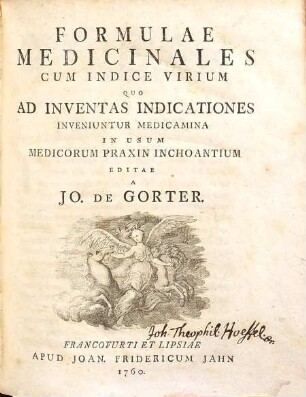 Formulae Medicinales : Cum Indice Virium Quo Ad Inventas Indicationes Inveniuntur Medicamina