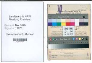 Entnazifizierung Michael Reuschenbach , geb. 25.12.1911 (Blechschlosser)