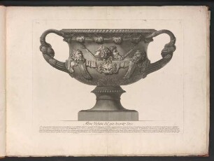 Antike Vase (Piranesi, Vasi, Candelabri, Cippi, Sarcofagi, Tripodi Lucerne ed ornamenti antichi)
