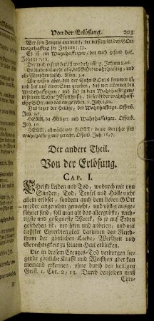 Von der Erlösung.