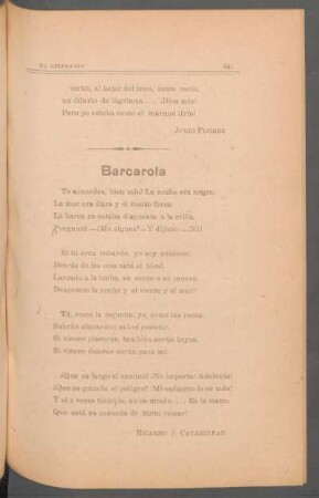 Barcarola