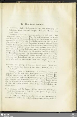 35. Elektrisches Leuchten