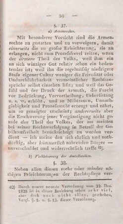 §. 38. b) Verkleinerung der Amtsdistrikte.