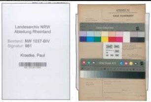 Entnazifizierung Paul Kraetke , geb. 30.12.1905 (Konstrukteur)