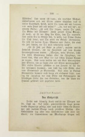 Zwölftes Kapitel: Das Blutgericht