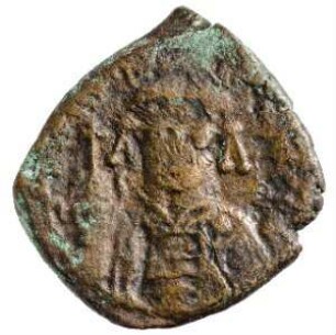 Münze, Halbfollis, 578 - 582