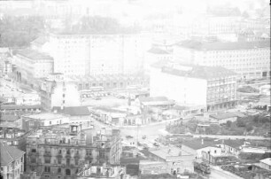 Stuttgart: Blick vom Kriegsbergturm, Ausschnitt: Postdirektion