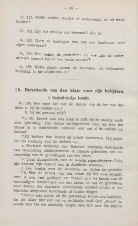 I. Godsdienstige kennis