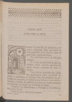 Capítulo LXXI - ¡Otra vez la Nica!