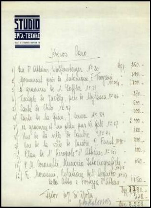 Preisliste