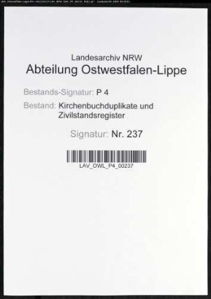 Zivilstandsregister der Munizipalität Unna (G 1811). (Gemeinde: Zivilstandsregister)