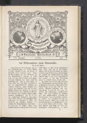XVI. Jahrgang. 1910. Juli