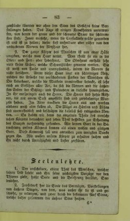 Seelenlehre