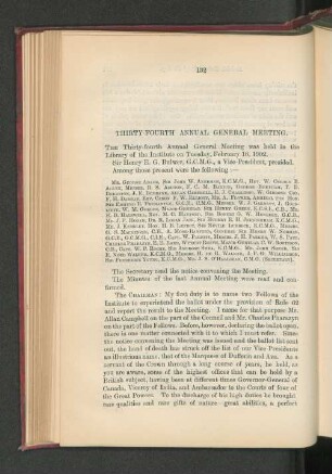 Thirty-fourth Annual General Meeting.