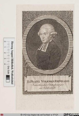 Bildnis Franz Volkmar Reinhard