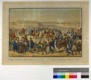 Einzug der verbündeten Mächte in Paris am 31. März 1814 (Folge unnumeriert)