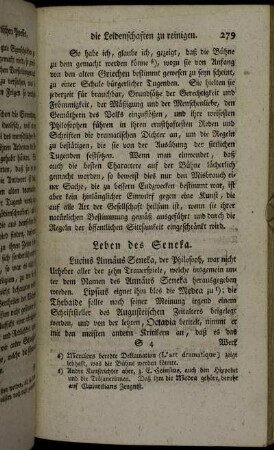 Leben des Seneka.