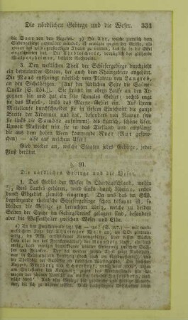 91. Die nördlichen Gebirge und die Weser