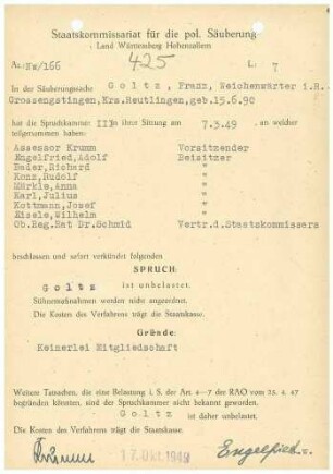 Goltz, Franz