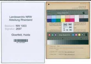 Entnazifizierung Hulda Gloerfeld , geb. 25.01.1867 (Gesellschafterin)