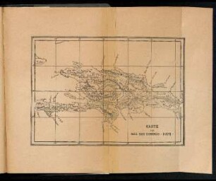 Karte der Insel San Domingo - Haiti