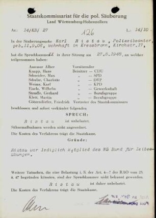 Ristau, Karl