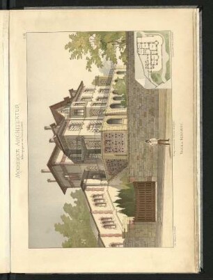 Villa in Neuchâtel. Leo Châtelain, Architekt. Grundriss