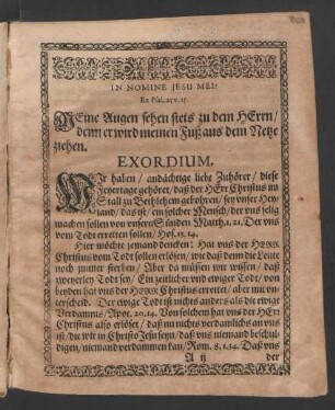 Ex Psal. 25 v. 25.