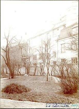 Fischer, Theodor; München, Luisenstr.; Höhere Töchter Schule - Gartenansicht