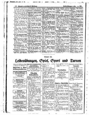 Leibesübungen, Spiel, Sport und Turnen