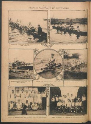 Regatas nacionales de Montevideo [Fotografías]