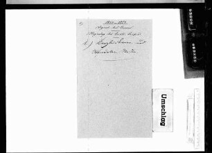 Kanzleidiener und Aufwärter (1823-1858)