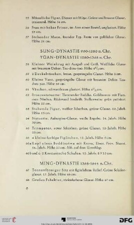 Ming-Dynastie 1368-1644 n. Chr. (Nr. 67-107)