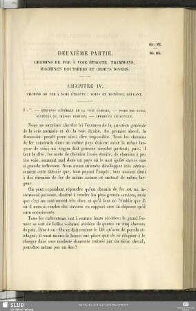 Deuxième Partie. Chemins De Fer À Voie Étroite, Tramways, Machines Routières Et Objets Divers