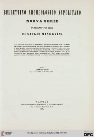 N.S.4: Bullettino archeologico Napoletano