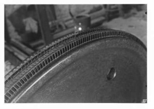 Industrie-Kraftwerk. Läufer von Maschine 5 : Lauta (Niederlausitz). Industrie-Kraftwerk. Läufer von Maschine 5
