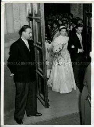 Hochzeit von Lotte Adenauer mit Heribert Multhaupt