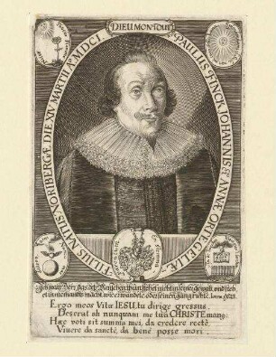 Paulus Finck (Fink);. geb. 14.03.1601 in Nürnberg