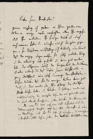 Nr. 12: Brief von Heinrich Ewald an August Dillmann, Göttingen, 3.11.1859