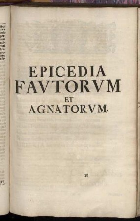Epicedia Fautorum Et Agnatorum.