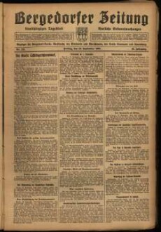 Bergedorfer Zeitung : unabhängig, überparteilich ; mit amtl. Bekanntmachungen