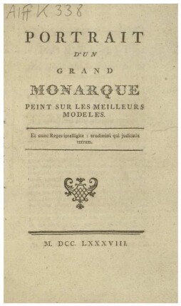 PORTRAIT D'UN GRAND MONARQUE PEINT SUR LES MEILLEURS MODELES