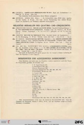 Siebzehntes und Achtzehntes Jahrhundert. (Nr. 358-395)