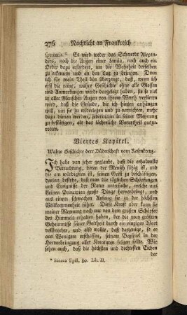 Viertes Kapitel. Wahre Geschichte derr Brüderschaft vom Rosenkreuz.