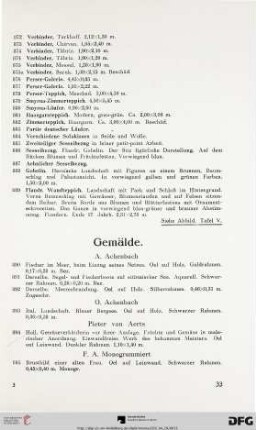 Gemälde (Nr. 890-1062)