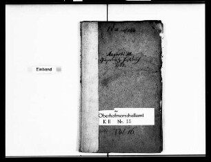 Hofbuch des Kurprinzen August III.
