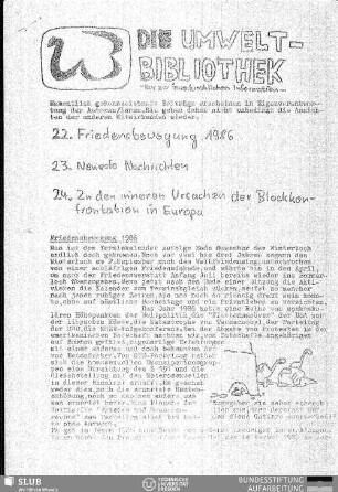 Friedensbewegung 1986