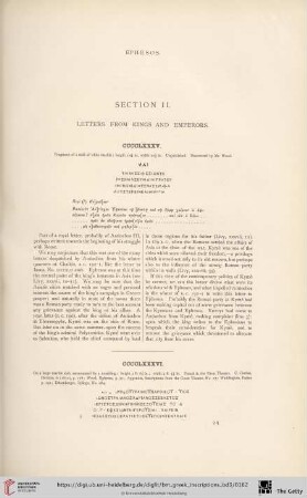 Section II: Letters from kings and emperors